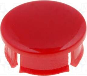 MENTOR Cap; red; Mounting: push-in; plastic