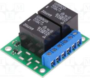 Module robotics: relay; Ch: 2; 12VDC
