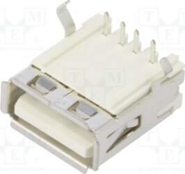 MOLEX Connector: USB A; socket; on