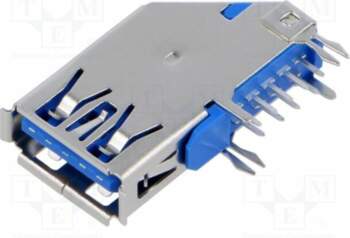 MOLEX Connector: USB A; socket; on