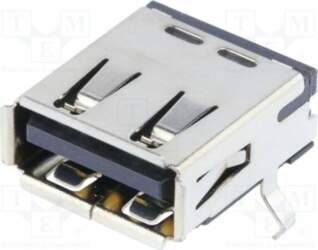 MOLEX Connector: USB A; socket; on