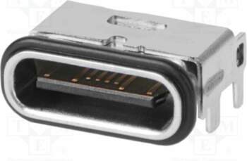 MOLEX Connector: USB C; socket; on