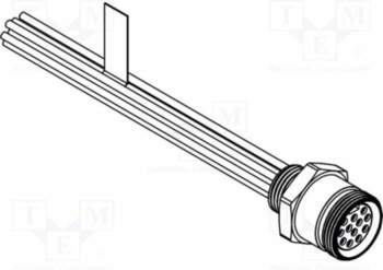 MOLEX Plug; Mini; female; PIN: 12