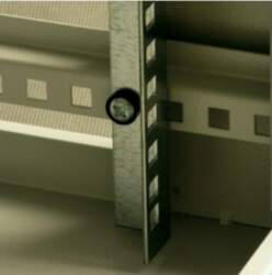 Netrack vertical mounting rack for cabinets