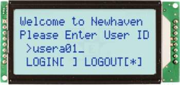 NEWHAVEN DISPLAY INTERNATIONAL Display: LCD; alphanumeric