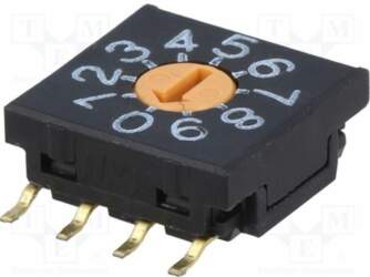 NKK SWITCHES Encoding switch; DEC/BCD; Pos: