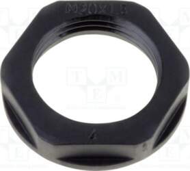 Nut; NPT3/8"; polyamide; black; Thread: inch