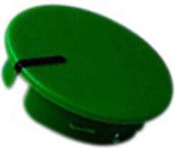 OKW Cap; ABS; green; push-in; Pointer: