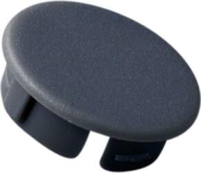 OKW Cap; ABS; grey; push-in; round