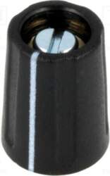 OKW Knob; with pointer; ABS; Øshaft: