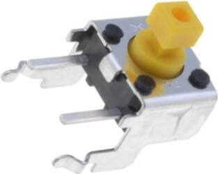 OMRON Electronic Components Microswitch TACT; SPST-NO