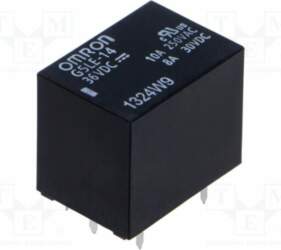 OMRON Electronic Components Relay: electromagnetic; Ucoil: