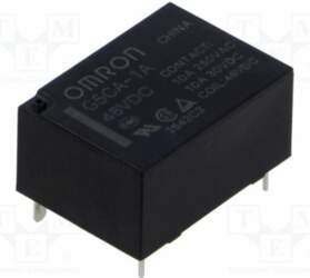 OMRON Electronic Components Relay: electromagnetic; Ucoil: