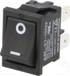 OMRON Electronic Components ROCKER; DPST; Pos:
