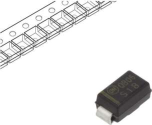 ONSEMI Diode: rectifying; SMD; 100V; 1A