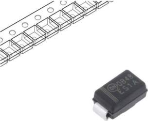 ONSEMI Diode: rectifying; SMD; 50V; 1A