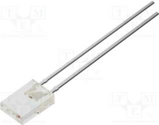 OPTOSUPPLY LED; orange; rectangular; 2x5x7mm; 2000mcd