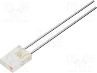 OPTOSUPPLY LED; pink; rectangular; 2x5x7mm; 300mcd
