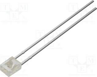 OPTOSUPPLY LED; red; rectangular; 2x3x4mm; 180mcd