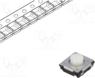 PANASONIC Microswitch TACT; SPST; Pos: 2