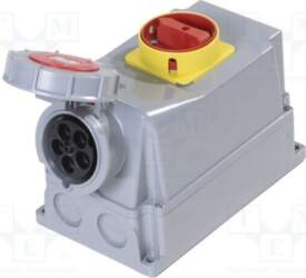 PCE Connector: AC supply 3-phase; socket