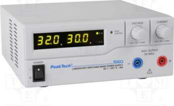 PEAKTECH Laboratory power supply: standard; single-channel