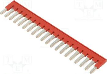 PHOENIX CONTACT Comb bridge; red; terminals: