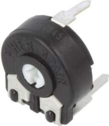 PIHER Potentiometer: mounting; 470Ω; single turn