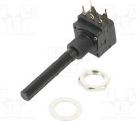PIHER Potentiometer: shaft; 10kΩ; single turn
