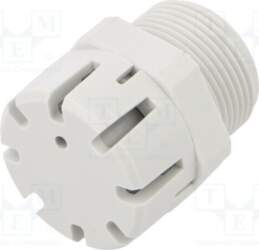 Pressure compensation device; polyamide; grey; Thread: