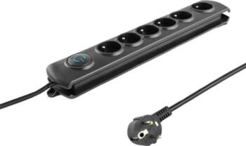 Qoltec Surge protector | 6 sockets
