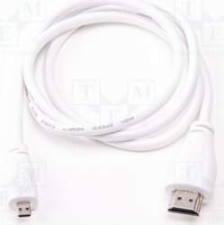 RASPBERRY PI Connection cable; white; 1m
