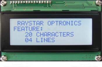 RAYSTAR OPTRONICS Display: LCD; alphanumeric; STN