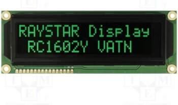 RAYSTAR OPTRONICS Display: LCD; alphanumeric; VA