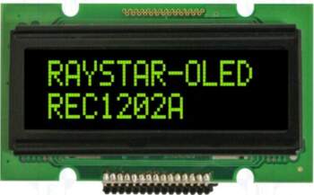 RAYSTAR OPTRONICS Display: OLED; alphanumeric; 12x2