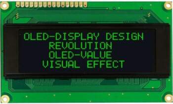RAYSTAR OPTRONICS Display: OLED; alphanumeric; 20x4