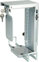 Roline Mini PC Holder, lockable, silver