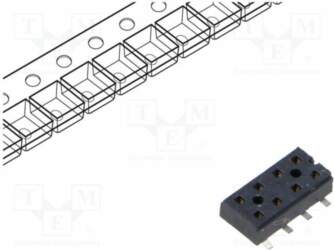 SAMTEC Connector: PCB to PCB; socket