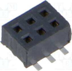 SAMTEC Connector: pin strips; socket; female