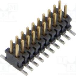 SAMTEC Connector: pin strips; socket; male