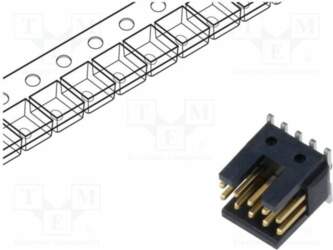 SAMTEC Connector: pin strips; socket; male