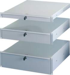Schroff 19" Drawer, 3 U, Front