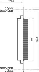 Schroff EuropacPRO Perforated Rail for Connector
