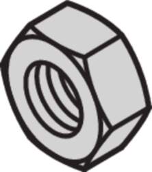 Schroff Hexagonal Nut, M2.5 |