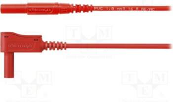 SCHUTZINGER Test lead; 16A; banana plug