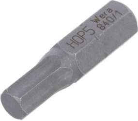 Screwdriver bit; hex key; HEX 5mm