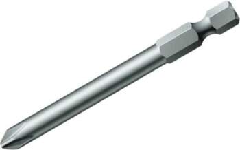 Screwdriver bit; Phillips; PH2; 1/4"; Overall