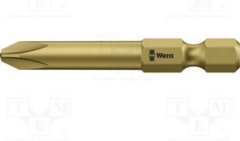 Screwdriver bit; Phillips; PH3; 1/4"; Overall