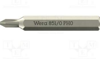 Screwdriver bit; Phillips Recess®; PH0; 851/0