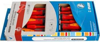 Screwdriver: insulated-set; insulated; 6-angles socket; TBI